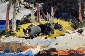Winslow Homer : Bermuda Settlers